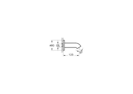 VitrA Minimax S A42618 Çıkış Ucu Krom