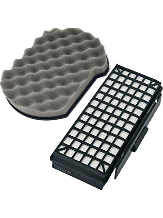 srfn ticaret Bosch Uyumlu Süpürge Hepa ve Toz Haznesi Filtresi Seti