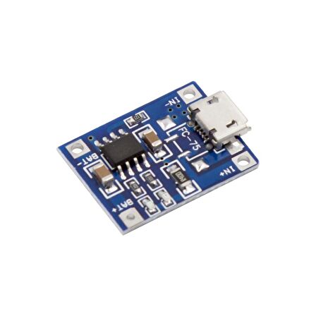 TP4056 1A Lithium Batarya Şarz Micro USB Modülü