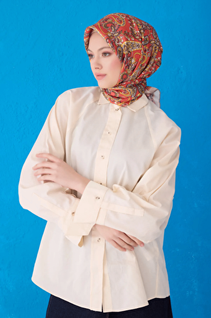 Saf İpek Eşarp 4101D02( Sura İpek) -0235