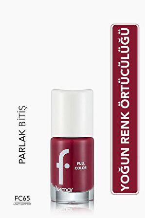 Flormar Yoğun Pigmentli Parlak Oje- Full Color Nail Enamel- Fc65 Lady Slıppers -8690604497645