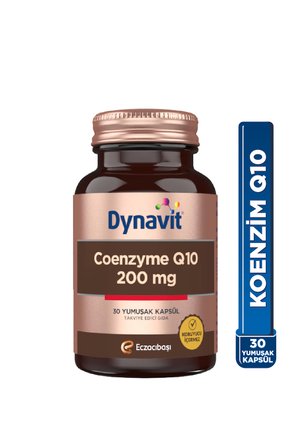 Dynavit Coenzyme Q10 200 mg 30 Yumuşak Kapsül