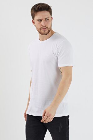 Slazenger SANDER I Erkek T-Shirt Beyaz