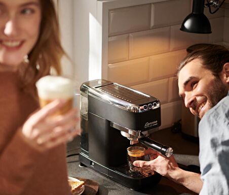TCHIBO Lapressa Manuel Espresso Makinesi Siyah