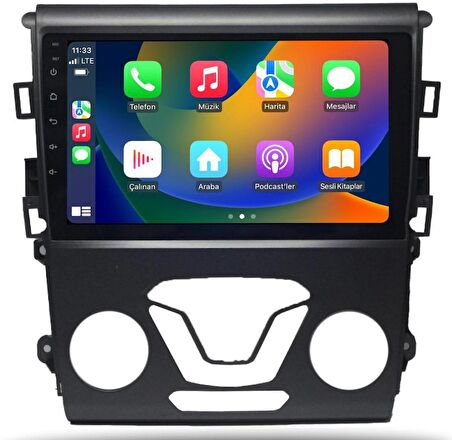 Ford Mondeo (2013+) Uyumlu Android Multimedya Sistemi – 4 Çekirdek İşlemci, 4GB RAM, 64GB Hafıza, CarPlay & Android Auto, Geri Görüş Kamerası