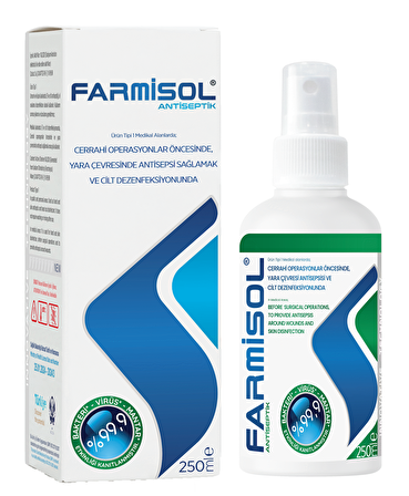 Farmisol 250 Ml Antiseptik Yara Bakım Solüsyonu