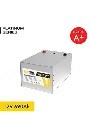 12V 690Ah LiFePO4 Platinum Series Bluetooth'lu Lityum Demir Fosfat Akü 