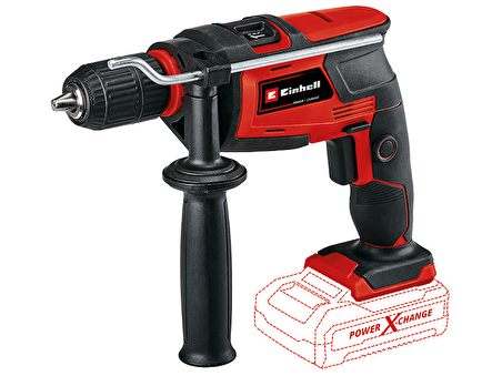 Einhell Akülü Darbeli Matkap TE-ID 18 Li-Solo Power X-Change (Li-Ion, 18 V, delme ve darbeli delme fonksiyonu, 13 mm maks. beton delme kapasitesi, akü ve şarj cihazı dahil değildir)