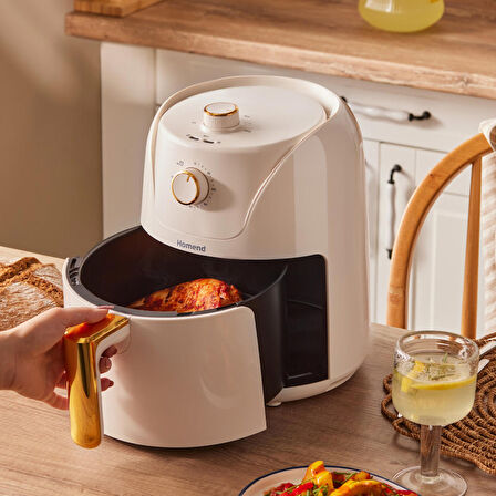 Homend Airfryday 2504H 8 Farklı Programlı Airfryer 4,3 Lt Yağsız Fritöz