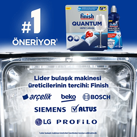 Finish Quantum 120 Yıkama Tablet Bulaşık Makinesi Deterjanı 2x60 Adet 