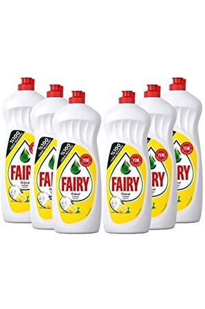 Fairy Limon Bulaşık Deterjanı 6x650ml Fırsat Paketi