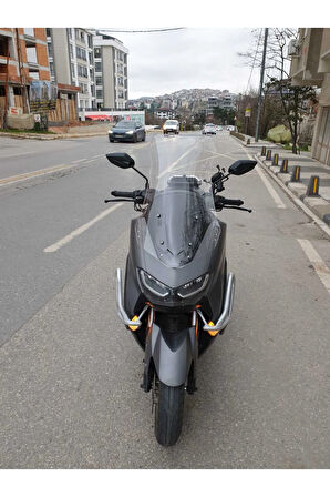 Falcon Cmax 155 Siperlik Ön Cam 2023 2024 Model 75cm şeffaf Renkli 4mm UZUN CAM