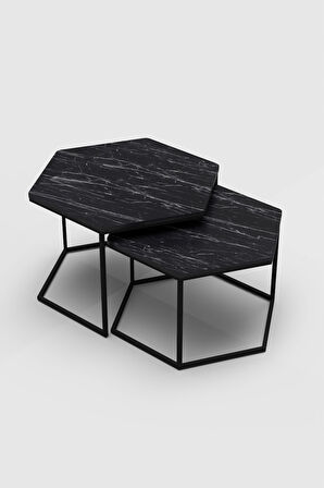 Orta Sehpa Altıgen İkili Lüx Bendir