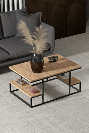 Orta Sehpa Delux Raflı Atlantik Çam