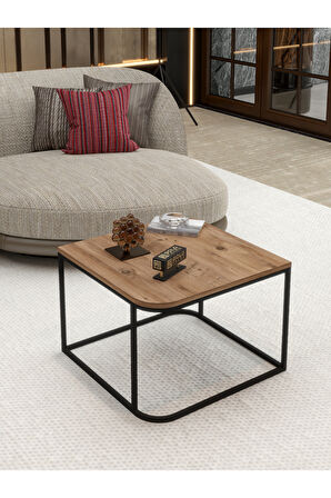 Orta Sehpa Ve Zigon Sehpa V Lüx 5'Li Set Atlantik Çam