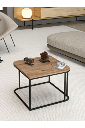 Orta Sehpa Ve Zigon Sehpa V Lüx 5'Li Set Atlantik Çam