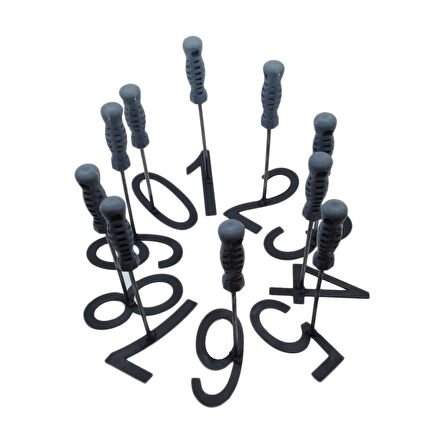 Hayvan Numaralandırma Damga Seti 0-9