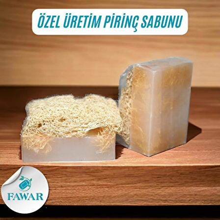 FAWAR Doğal Kabak Lifli Prinç Özlü Sabun %100 organic