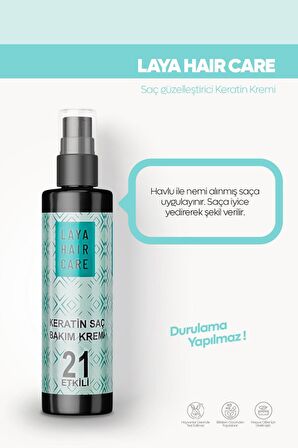 Keratinli Saç Güzelleştirici Durulanmayan Bakım Kremi 250 ml