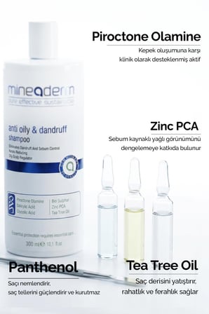 MINEADERM ANTI OILY & DANDRUFF SHAMPOO 300 ML 50679