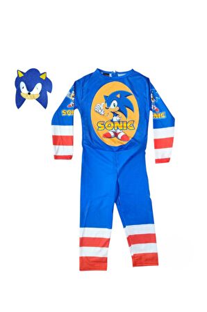 Sonic Kassız Çocuk Kostümü
