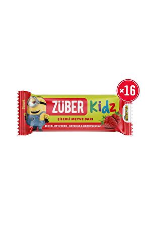 Kidz Çilekli Meyve Bar 25g X 16 Adet