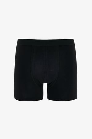 Erkek Pamuklu Basic Black 5li Boxer