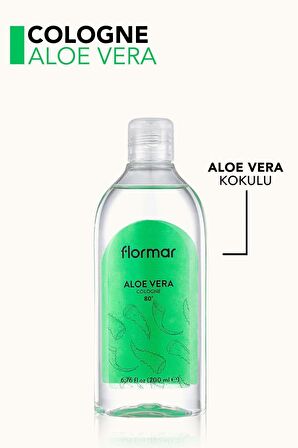 Flormar Büyük Boy Kolonya - Clean Effect Cologne - 002 Aleo Vera -8682536015783