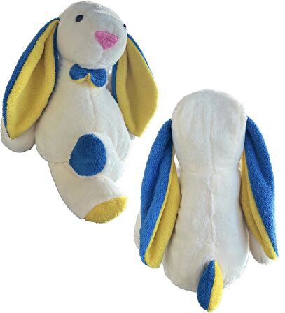 Uyku Arkadaşım PAPYONLU Uzun Kulak Bunny Peluş Tavşan 65 cm