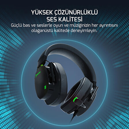 Gamepower Kai Titanium X Siyah Manyetik Pad Gaming Kulaklık