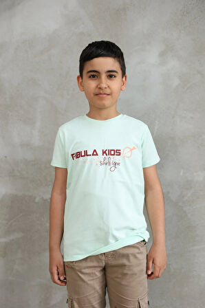 Fibula Moda Sırt Baskılı Çocuk Tişört