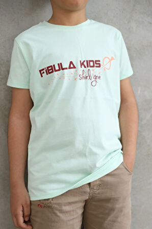 Fibula Moda Sırt Baskılı Çocuk Tişört
