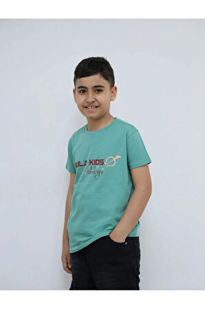 Fibula Moda Sırt Baskılı Çocuk Tişört