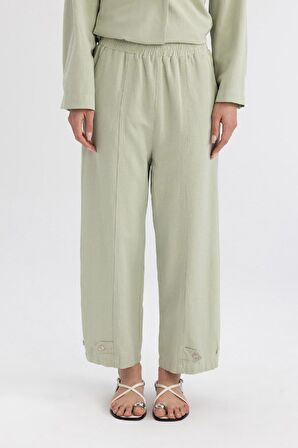 DeFacto Harem Keten Karışımlı Pantolon B7506AX24SPGN1156