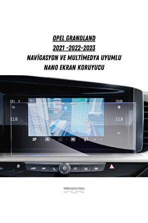 Opel Grandland 2021 2022 2023 Navigasyon ve Multimedya Uyumlu Nano Ekran Koruyucu