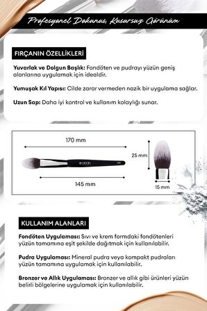 Konik Yüz Fırçası Cre'Ars Definer Brush #103