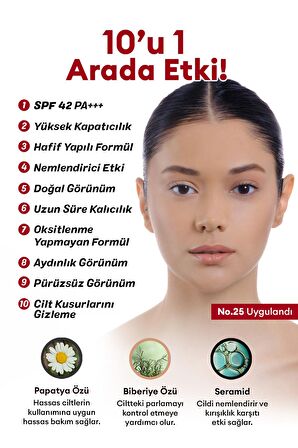 MISSHA Yoğun Kapatıcılık Sunan BB Krem M Perfect Cover BB Cream Ex No: 25 ( 20 ML )