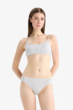 DeFacto Ribana 3'lü Askılı Brief Külot-Fall in Love D6404AX25SPPN36