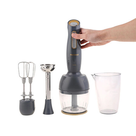 Handmaid 1962H Blender Set Antrasit Gold