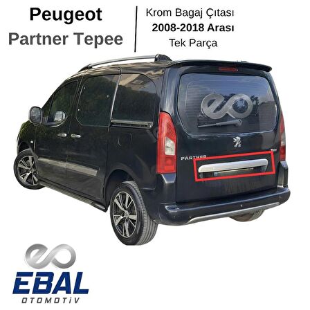 Peugeot Partner Tepee Krom Bagaj Çıtası 2008 ve üzeri P.Çelik