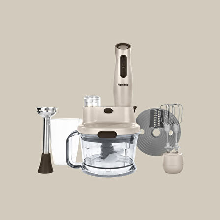 Homend Vintage Functional 2834H Mutfak Robotu Bej