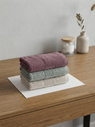 Karya %100 Pamuklu 3 Adet 50x90 cm El Yüz Havlusu