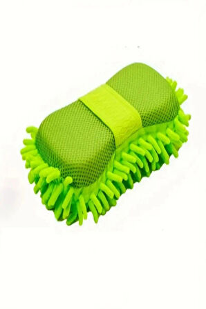 Lüks Oto Yıkama Süngeri ,Mikrofiber Makarna Eldiven , Sünger Eldiven ( 1 Adet )