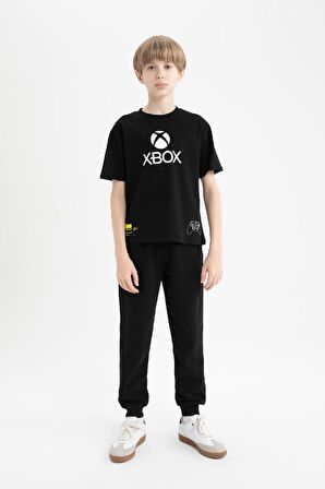 DeFacto Erkek Çocuk Xbox Bisiklet Yaka Kısa Kollu Tişört D9562A825SMBK81