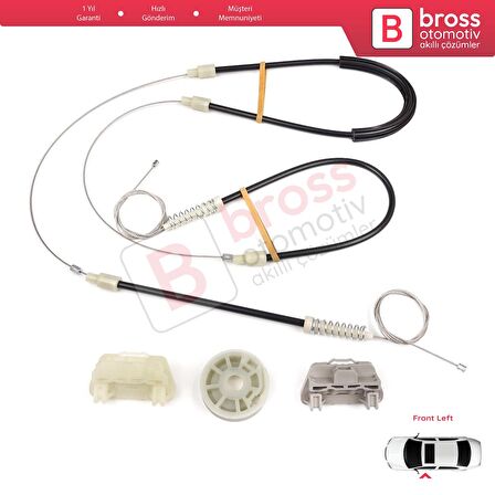 Chrysler 300 2005-2010 Dodge Charger LX 2006-2010 Magnum 2005-2008 İçin Ön Sağ Cam Kriko Tamir Seti