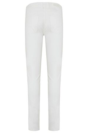 Beyaz Slim Fit Spor Pantolon | 33