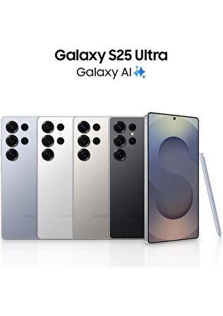 Samsung Galaxy S25 Ultra 512 GB 12 GB Ram Gümüş Cep Telefonu (Samsung Türkiye Garantili)