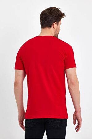 Erkek Bisiklet Yaka Basic Tişört