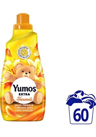 Yumoş Extra Hanımeli Beyazlar ve Renkliler İçin Konsantre Yumuşatıcı 1440 ml 60 Yıkama