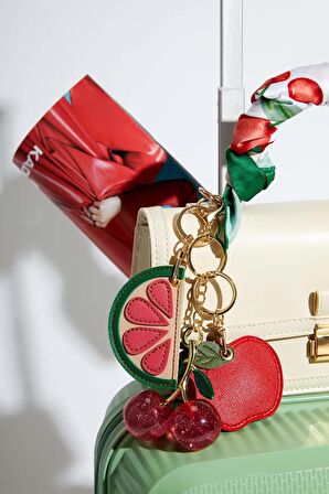 DeFacto Kadın Pembe Limon Motifli Charm Anahtarlık E6643AXNSKR1